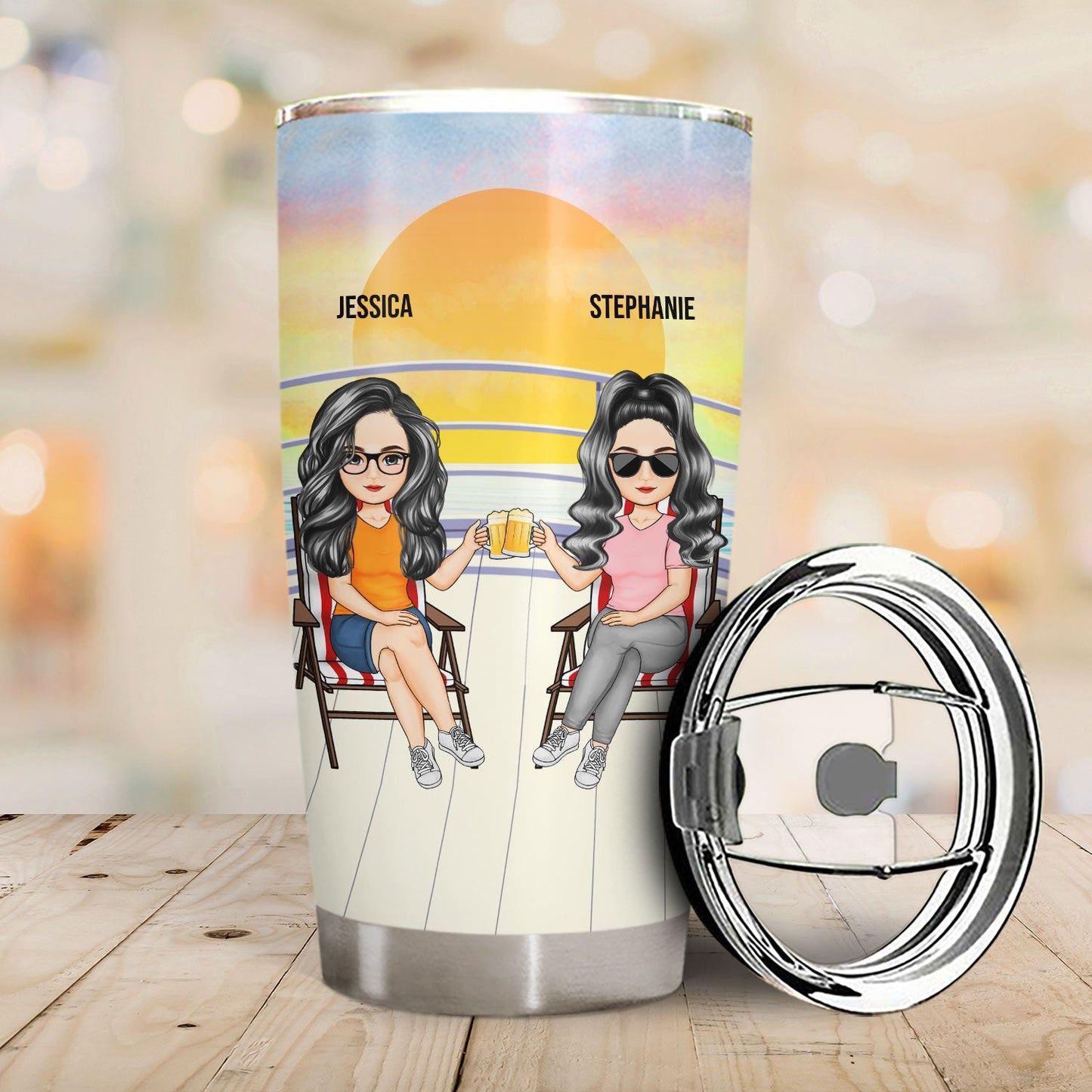 Family We Choose For Ourselves - Cruising Gift For Besties, BFF - Personalized Tumbler