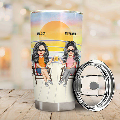 Family We Choose For Ourselves - Cruising Gift For Besties, BFF - Personalized Tumbler