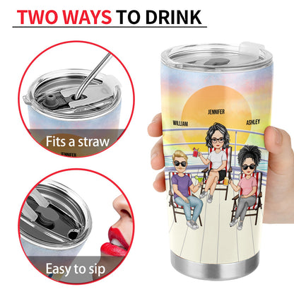 Family We Choose For Ourselves - Cruising Gift For Besties, BFF - Personalized Tumbler