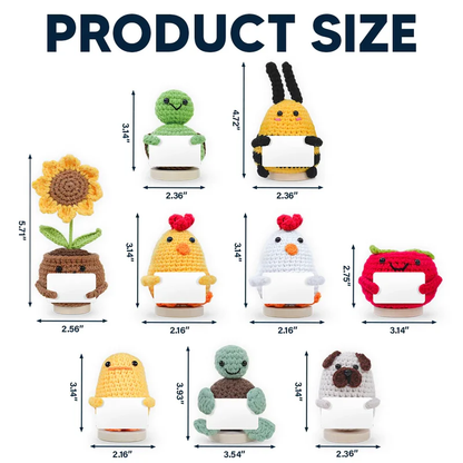 Thank You For Bee-ing Such An Amazing Teacher - Personalized Doll Crochet With Custom Card