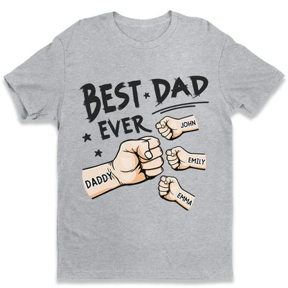 Dad - The Best Dad Ever - Personalized Unisex T-shirt (VT) Shirts & Tops The Next Custom Gift