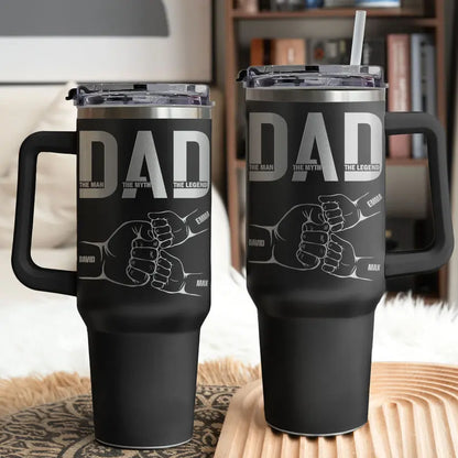 Dad The Man The Myth The Legend - Personalized 40oz Tumbler 40oz Tumbler The Next Custom Gift