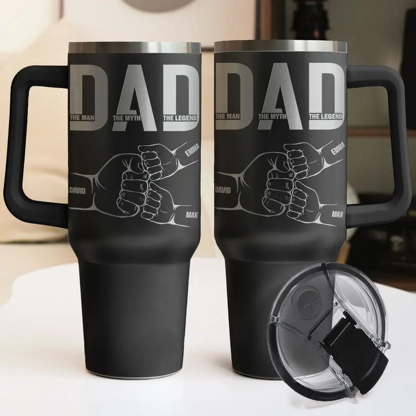 Dad The Man The Myth The Legend - Personalized 40oz Tumbler 40oz Tumbler The Next Custom Gift