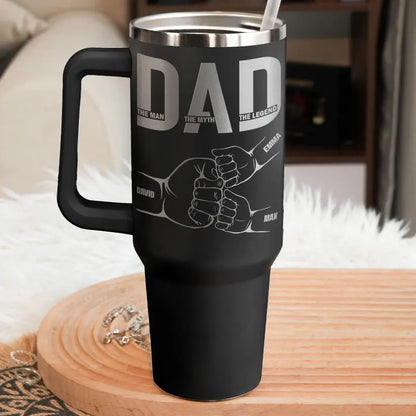 Dad The Man The Myth The Legend - Personalized 40oz Tumbler 40oz Tumbler The Next Custom Gift