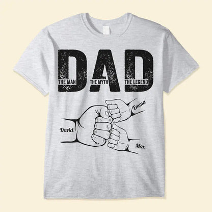 Dad The Man The Myth The Legend - Personalized Shirt Shirts & Tops The Next Custom Gift