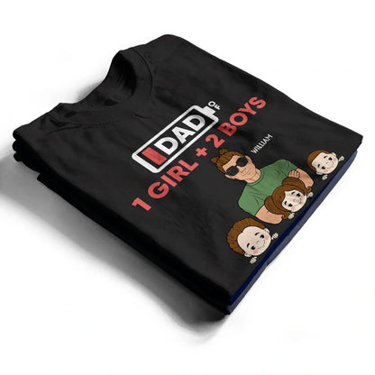 Dad Of Twins - Personalized T Shirt