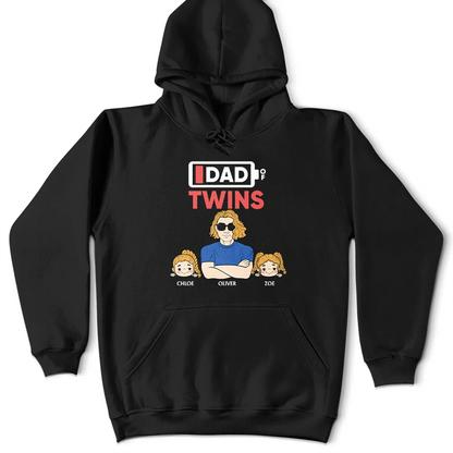 Dad Of Twins - Personalized T Shirt