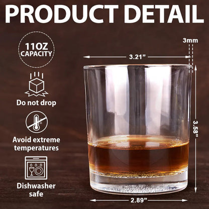 Best Daddy By Par - Personalized Engraved Whiskey Glass