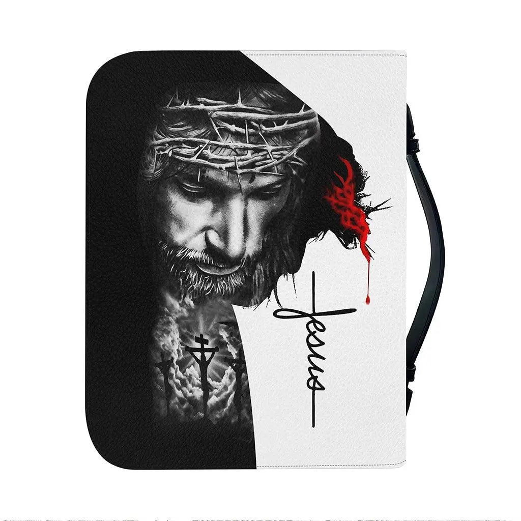 Decor - If You Bring My Past You Should Know That Jesus Dropped The Charges - Personalized Bible Cover (LH) Bible Cover The Next Custom Gift