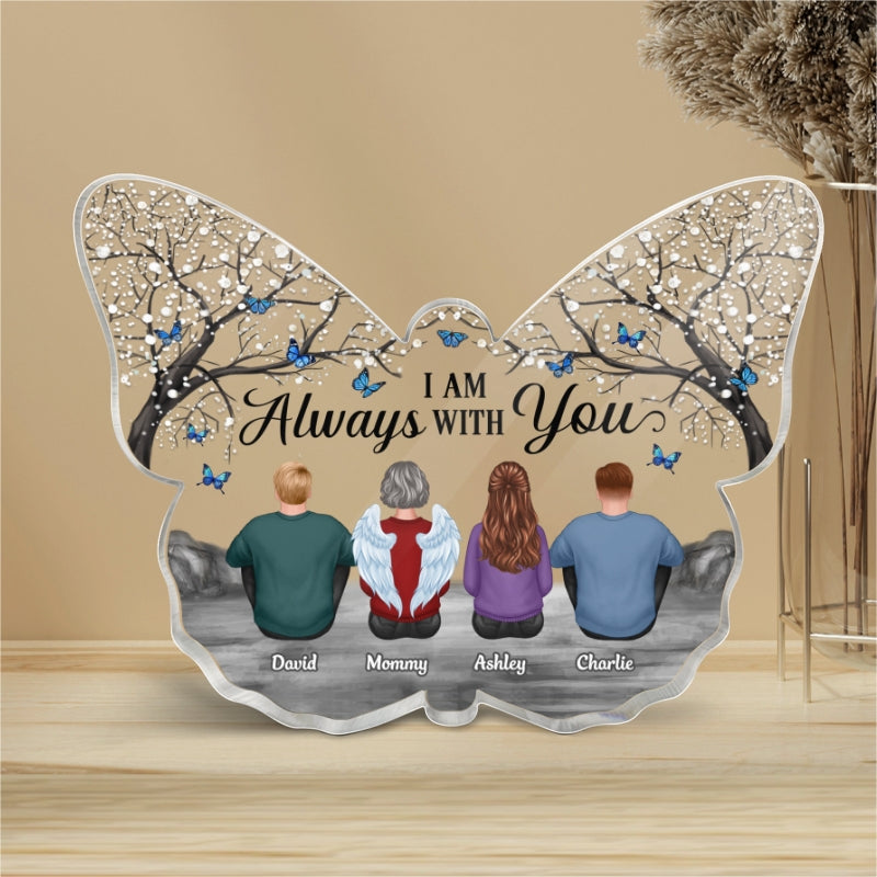 Butterflies Blossom Tree Always With You Memorial Remembrance Gift Personalized Butterfly Acrylic Plaque