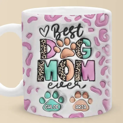 Dog Lover - Best Dog Mom - Personalized Mug(NV) mug The Next Custom Gift