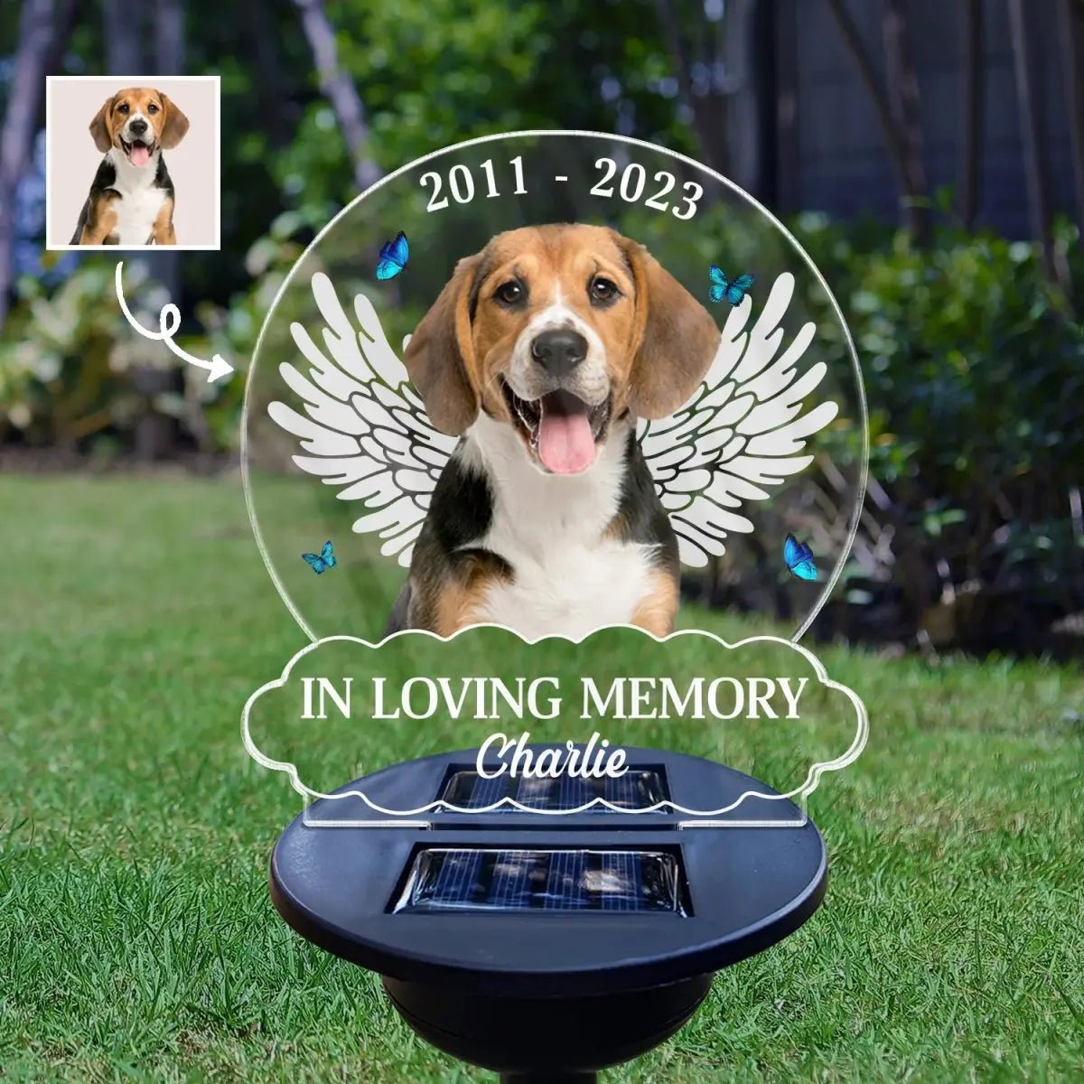 Dog Lover - In Loving Memory, Gift For Dog - Personalized Solar Light Solar Light The Next Custom Gift