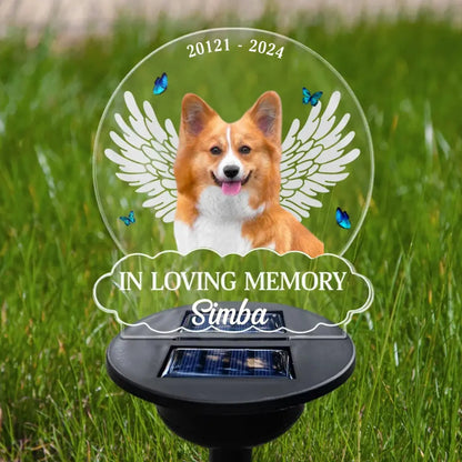 Dog Lover - In Loving Memory, Gift For Dog - Personalized Solar Light