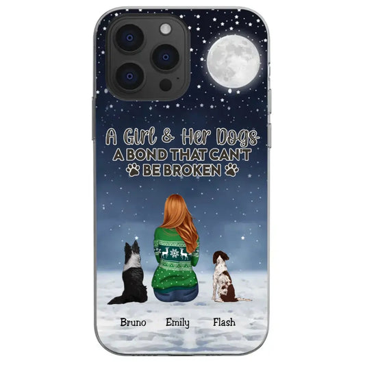 Dog Lovers - A Girl & Her Dog A Bond That Can't Be Broken - Personalized Phone Case Phone Case The Next Custom Gift