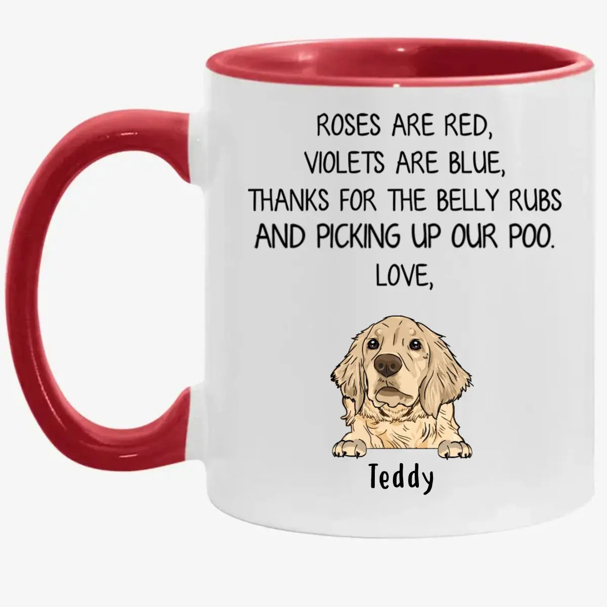 Dog Lovers - Custom Gift for Dog Lovers - Personalized Mug accent mug The Next Custom Gift