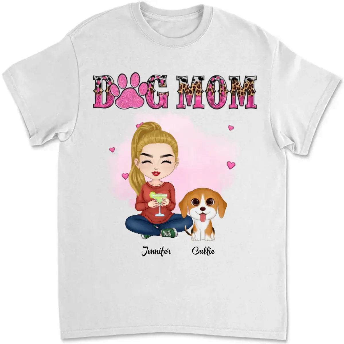 Dog Lovers - Dog Mom And Cute Dogs - Personalized T-Shirt - The Next Custom Gift  Shirts & Tops