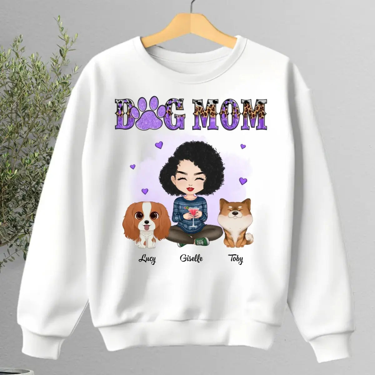 Dog Lovers - Dog Mom And Cute Dogs - Personalized T-Shirt - The Next Custom Gift  Shirts & Tops