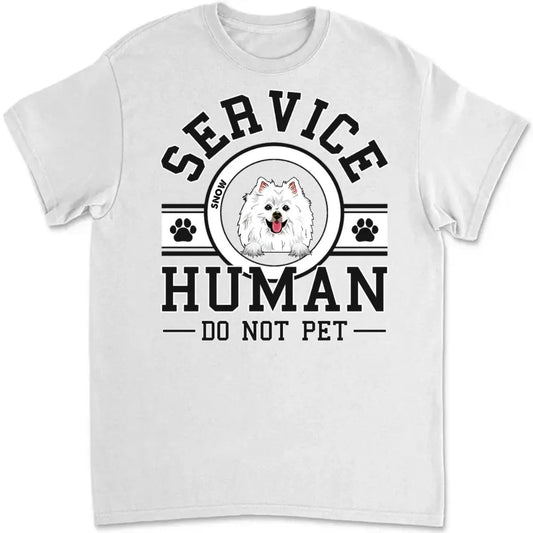 Dog Lovers - Dog Service Human Logo - Personalized T-shirt (VT) Shirts & Tops The Next Custom Gift