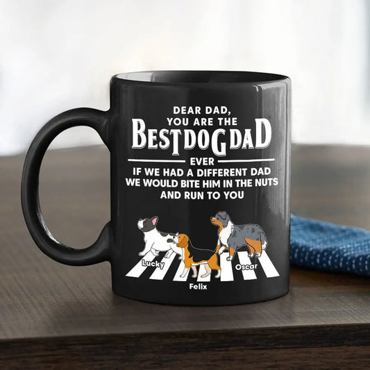 Dog Lovers - Dogs Run To You - Personalized Mug Mug The Next Custom Gift