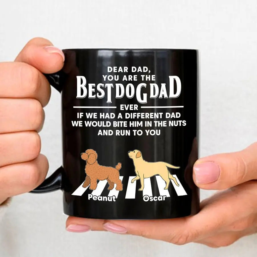 Dog Lovers - Dogs Run To You - Personalized Mug Mug The Next Custom Gift