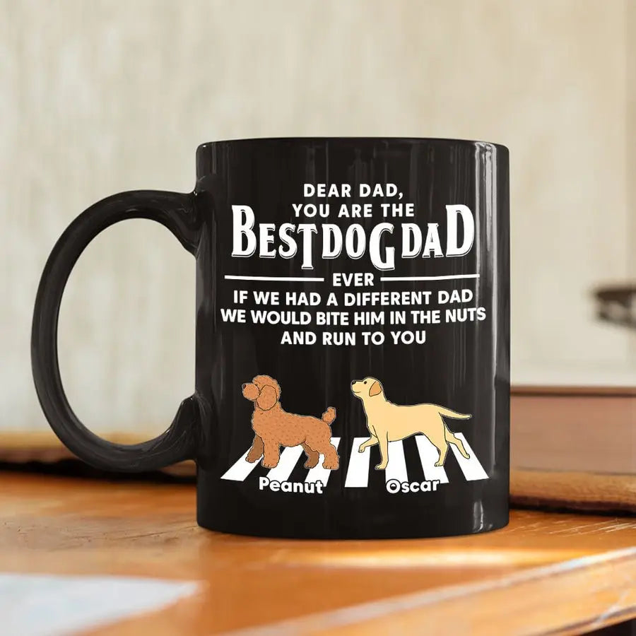 Dog Lovers - Dogs Run To You - Personalized Mug Mug The Next Custom Gift