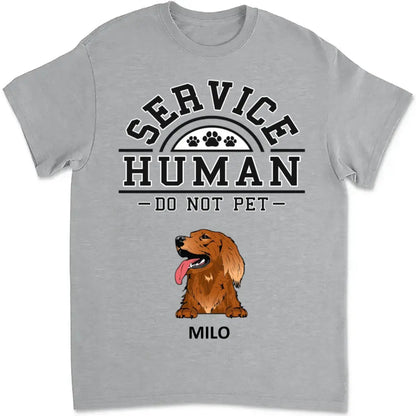 Dog Lovers - Dogs Service Human Logo - Personalized T-Shirt Shirts & Tops The Next Custom Gift