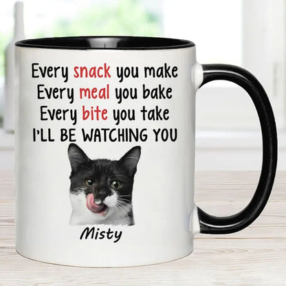 Dog Lovers - Every Snack You Make - Personalized Accent Mug (HJ) accent mug The Next Custom Gift