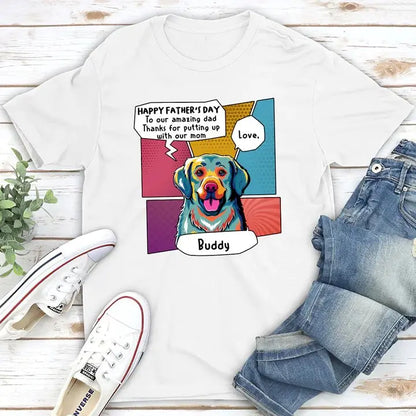 Dog Lovers - Happy Mother's Day - Personalized Unisex T-shirt, Hoodie, Sweatshirt Shirts & Tops The Next Custom Gift