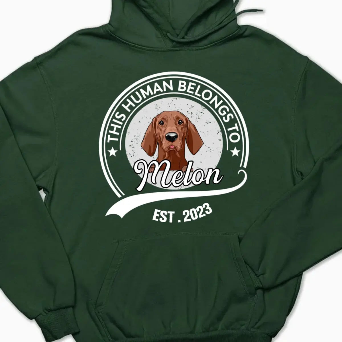 Dog Lovers - Human Belongs To Dog- Personalized T-Shirt Shirts & Tops The Next Custom Gift