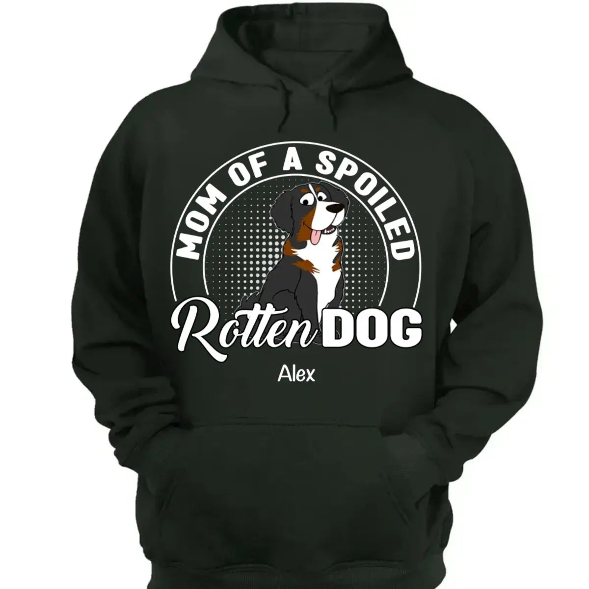 Dog Lovers - Mom Of A Spoiled Rotten Dog - Personalized Unisex T-shirt, Hoodie, Sweatshirt Shirts & Tops The Next Custom Gift