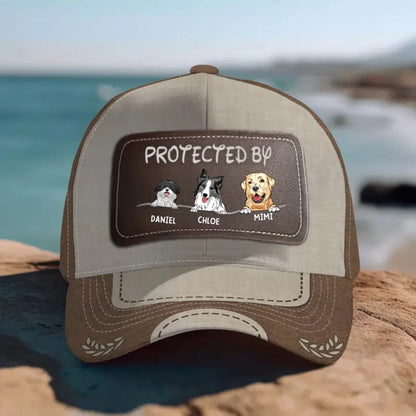 Dog Lovers - Protected By (D) - Personalized Classic Cap (Ver 1) Hat The Next Custom Gift