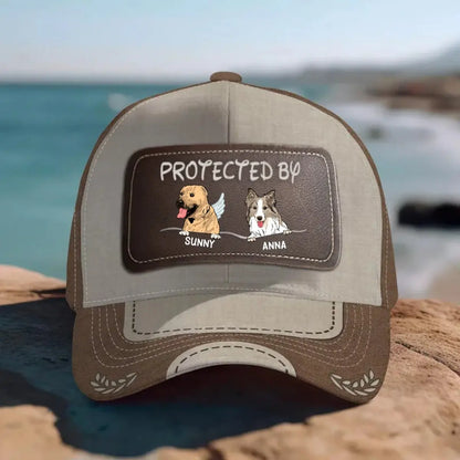 Dog Lovers - Protected By (D) - Personalized Classic Cap (Ver 1) Hat The Next Custom Gift