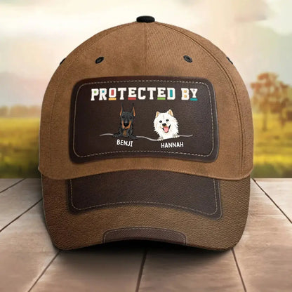 Dog Lovers - Protected By (D) - Personalized Classic Cap (Ver 2) Hat The Next Custom Gift