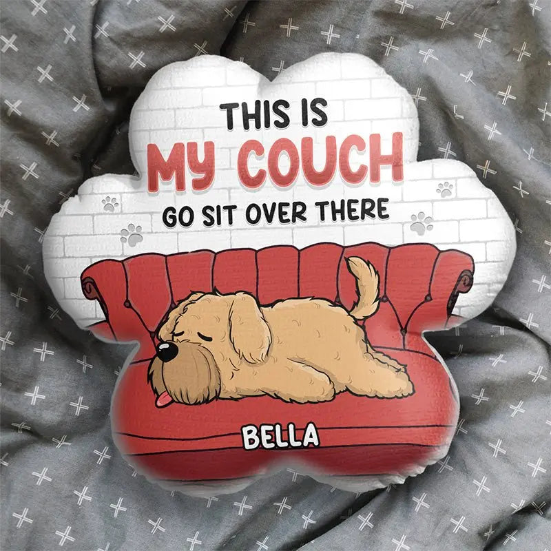 Dog Lovers - This Is My Cough Go Sit Over There - Personalized Pillow Pillow The Next Custom Gift