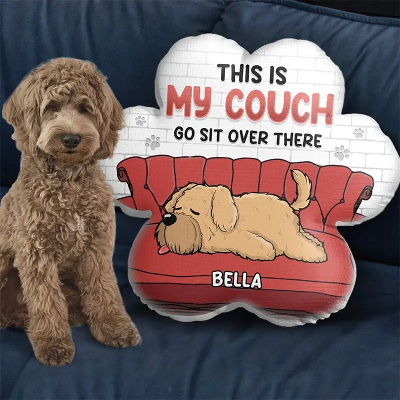 Dog Lovers - This Is My Cough Go Sit Over There - Personalized Pillow Pillow The Next Custom Gift