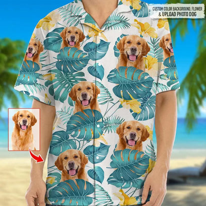 Dog Lovers - Upload Photo Dog - Personalized Hawaiian Shirt Hawaiian Shirt The Next Custom Gift