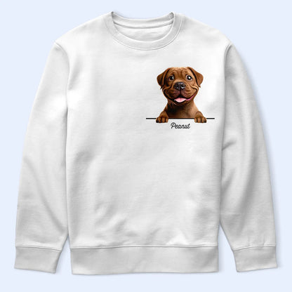 Dog Mom Dog Dad 3D Effect - Personalized T Shirt