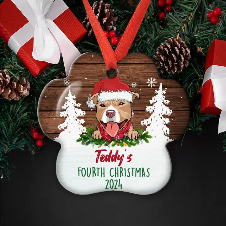 Dog‘s Christmas - Personalized Custom Acrylic Ornament Ornament The Next Custom Gift