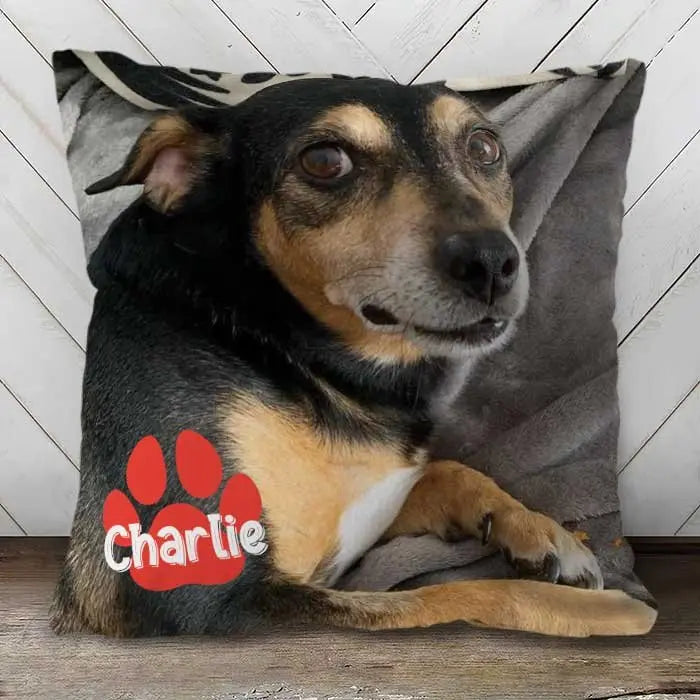 Dogs Lovers - Personalized Pet Pillow, Custom Pillows with Picture - Personalized Pillow Pillow The Next Custom Gift