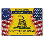 Dont Tread On Me America 250th - Personalized Doormat
