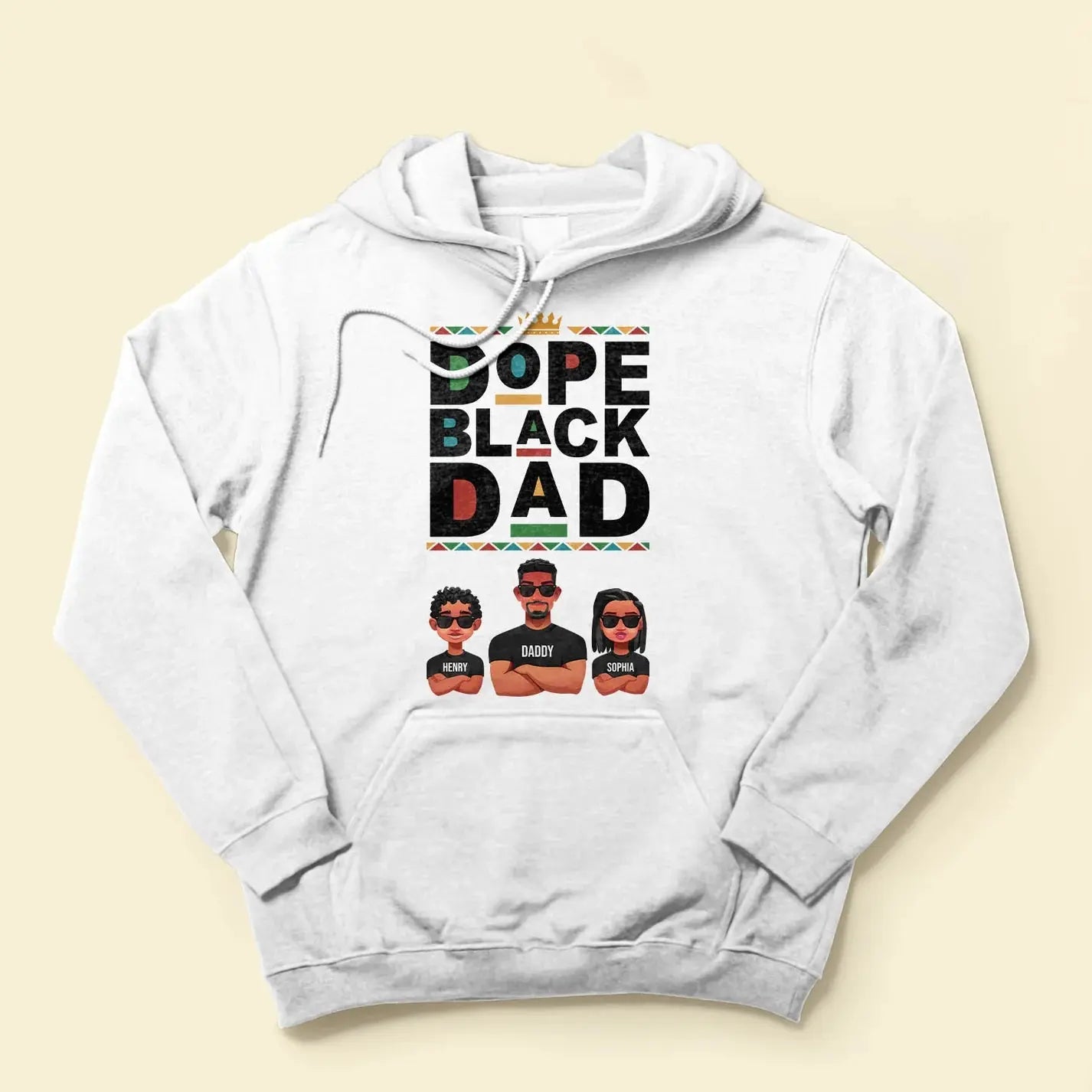 Dope Black Dad - Personalized Shirt Shirts & Tops The Next Custom Gift