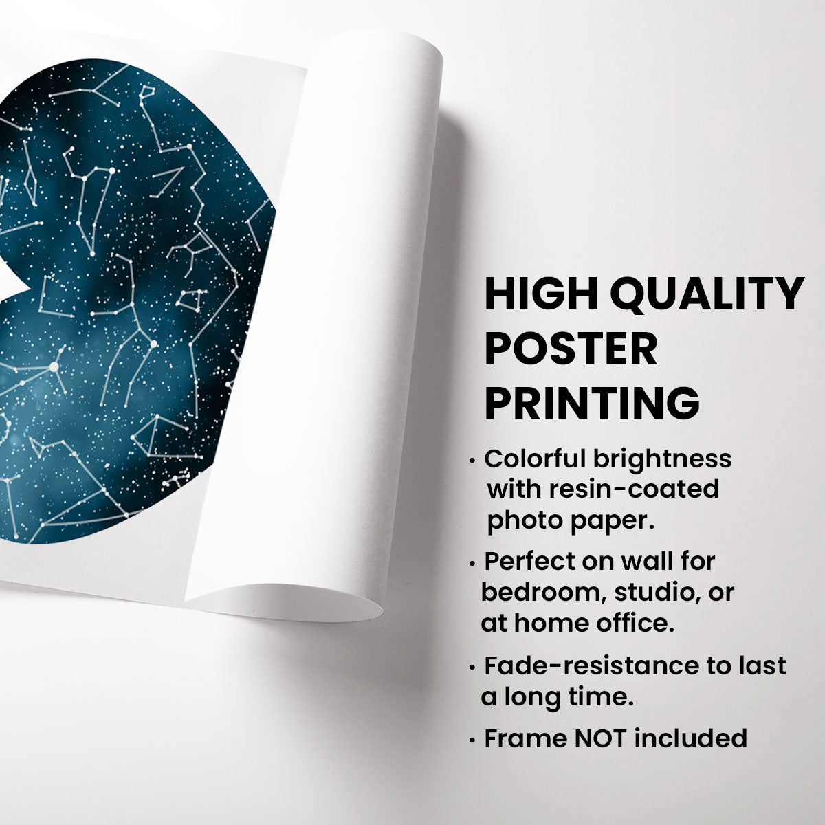 Custom Star Map Personalized Poster, The Night You Were Born, New Baby Gift, Stars The Night Sky, Wedding Constellation Gift