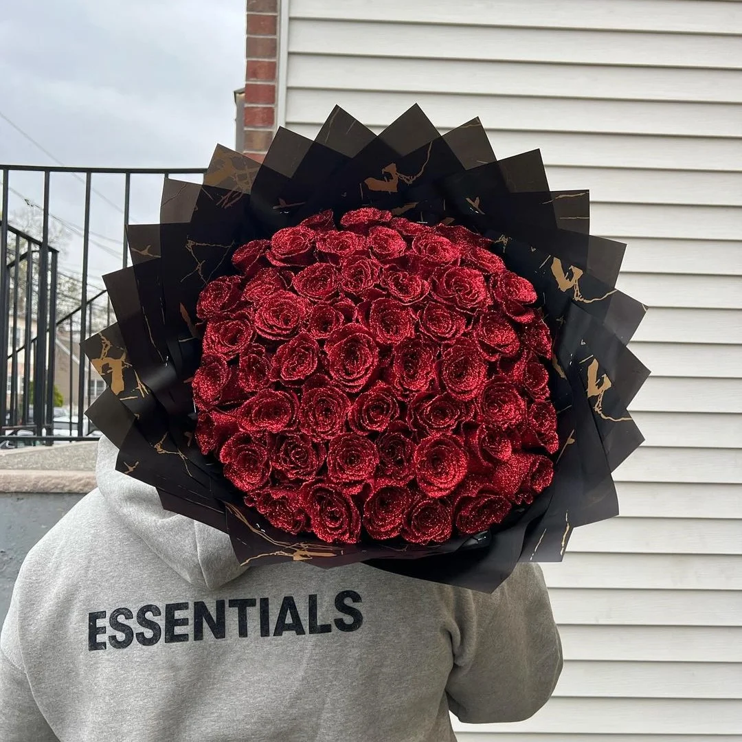 💕Glitter Rose Bouquet💕 - Best Gift to Couples