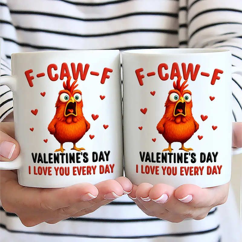 F Caw F Valentine's Day - Personalized Mug