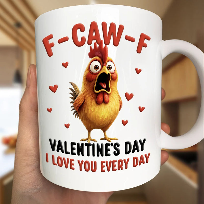 F Caw F Valentine's Day - Personalized Mug