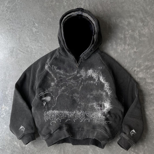 TRIPLE HOODED ZIP-UP