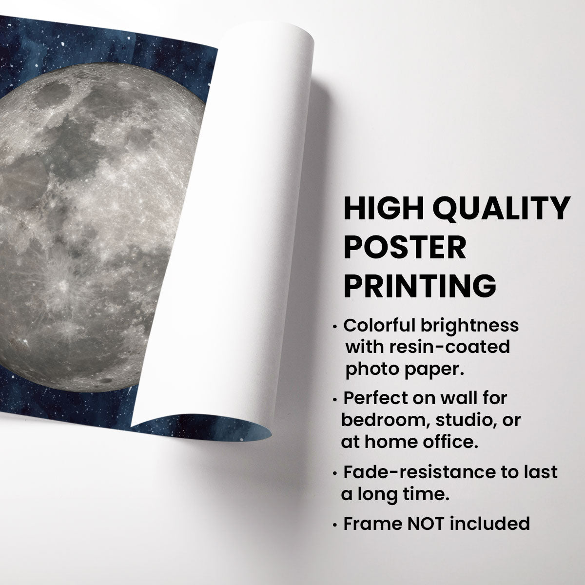 Starry Night Couple Custom Moon Phase Anniversary Date Personalized Poster, Anniversary Gift, Wedding Gift For Couple