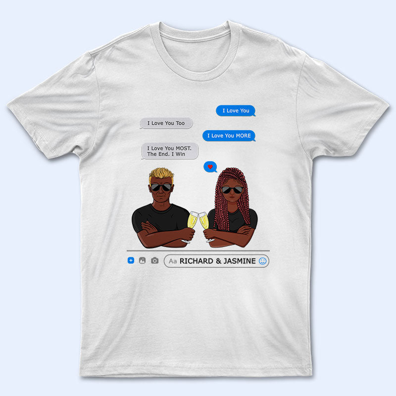 Family Couple I Love You Most - Gift For Couple - Personalized Custom Sweatshirt