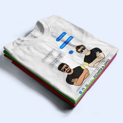 Family Couple I Love You Most - Gift For Couple - Personalized Custom Sweatshirt