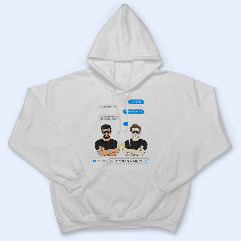 Family Couple I Love You Most - Gift For Couple - Personalized Custom Sweatshirt